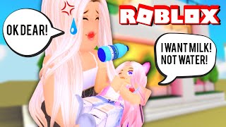 Wengie Being A Baby In Adopt Me For The First Time [upl. by Yssirhc975]