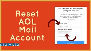 AOL Mail Login How to Reset or Recover AOL Mail Password [upl. by Mcgurn804]