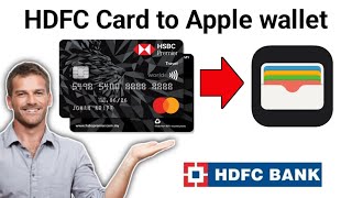 How to add HDFC Credit Card to Apple Wallet 2024 new update [upl. by Ojaras848]