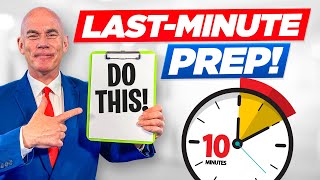 LASTMINUTE INTERVIEW PREP How To Prepare For An Interview In Under 10 Minutes [upl. by Alden318]