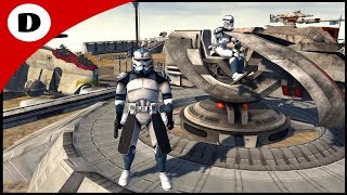 COMMANDER WOLFFE DEFENDS FELUCIAN FORTRESS  Men of War Star Wars Mod [upl. by Asselam]