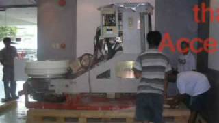 How to install a LINAC a 13 ton machine [upl. by Ahsia]