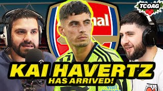 KAI HAVERTZ HAS ARRIVED AS AN ARSENAL PLAYER [upl. by Nyrret]