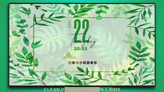 Make Your Desktop Minimal and Clean in just 5 minutes [upl. by Valentin]