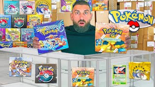 I Opened EVERY Vintage Pokemon Box Ever 500000 [upl. by Obadiah68]