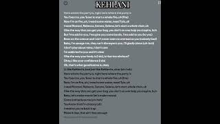 KEHLANI LYRICS FOR U [upl. by Ahgiela]