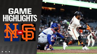 Mets vs Giants Game Highlights 42324  MLB Highlights [upl. by Philbrook]