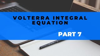 Laplace Transform method volterra integral eqn part 7 MAMScBABScBTech mathematics [upl. by Letnoj]