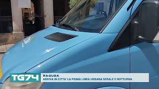 RAGUSA  ARRIVA IN CITTA LA PRIMA LINEA URBANA SERALE E NOTTURNA [upl. by Giselle909]