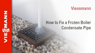 How to Fix a Frozen Boiler Condensate Pipe [upl. by Frodin]