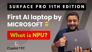 Unboxing the Future  Microsoft Surface Pro 11th Edition with Copilot Plus PC 🚀 [upl. by Odnesor164]