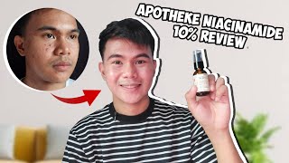 APOTHEKE NIACINAMIDE 10 REVIEW  APOTHEKE SCIENCE NIACINAMIDE 10 REVIEW [upl. by Moritz]