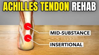 Achilles Tendon Rehab Tendonitis amp Tendinosis Exercises [upl. by Siuqcram911]