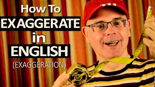 How to use Exaggerate and Exaggeration in English  Word meanings and grammar use [upl. by Areemas793]