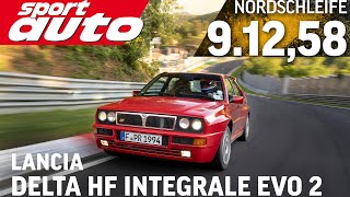 Lancia Delta HF Integrale Evo 2  Nordschleife HOT LAP 91258 min  sport auto Supertest [upl. by Auqenahs762]