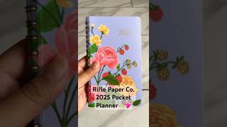 Rifle Paper Co 2025 Spiral Pocket Planner 💛🩷💐🤔 pocketplanner [upl. by Alick]