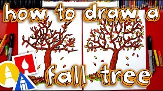 How To Draw A Fall Tree [upl. by Enoch311]