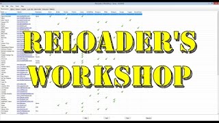 Reloaders WorkShop Tutorial  Part 4  Ballistics Calculator [upl. by Ingold]