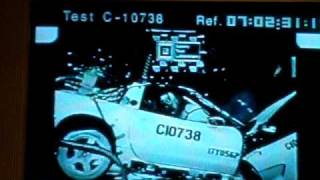 Euro NCAP  Mercedes Benz E Class  1998  Crash test [upl. by Eenaej530]