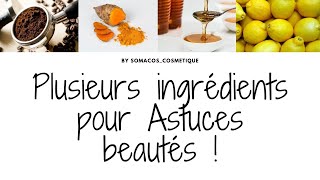 4 super recettes de soins pour le visage [upl. by Aliahs]