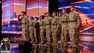 82nd Airborne Chorus Full Performance  Americas Got Talent 2023 Auditions Week 6 [upl. by Nelrah]