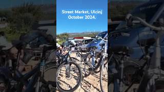 Street Market travel summer europe beach vlog automobile montenegro ulqini ulcinj 4k [upl. by Santana]