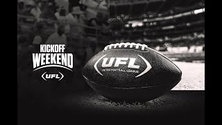 United Football League UFL Returns March 28 Friday Night Games [upl. by Aivatnuahs]