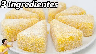 POSTRE con 3 INGREDIENTES SIN HORNO en 5 MINUTOS 😍🍊🍰 y muy FÁCIL y BARATO ¡te SORPRENDERÁ 😍🍊🍰 643 [upl. by Gualterio]