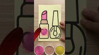 Sand painting make up set sandpainting relaxing satisfying asrm [upl. by Daj]