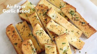 AIR FRYER GARLIC BREAD RECIPE [upl. by Irtimid]