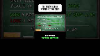 The Math behind Sports Betting odds sportsbetting [upl. by Nilrem]