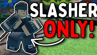 DUO OP SLASHER ONLY FALLEN TRIUMPH  Roblox Tower Defense Simulator [upl. by Moffit]