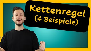 Die Kettenregel an 4 Beispielen erklärt [upl. by Thgiwed]