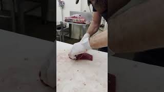 Cutting Deer Flat Iron Steaks 🦌🔪 shorts [upl. by Ellehcyar]