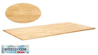 VEVOR Wood Table Top Holds up to 330 lb 472quot x 295quot Review [upl. by Kola]