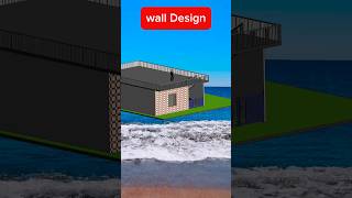 House outer wall design  House exterior wall design ideas shorts 3dhousedesign [upl. by Enilarak]