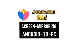 Screen MirroringAndroid to pc  Free app [upl. by Sonahpets457]