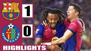 Barcelona vs Getafe 10  Extended Highlights amp Goals  LaLiga EA Sports [upl. by Swithbart]