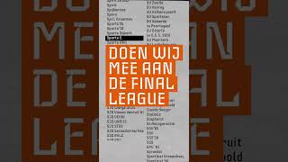 Final League – 2023 – Wij zijn toernooilocatie [upl. by Lura313]