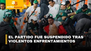 Violencia en el Atanasio Girardot hinchas de Nacional y Junior desataron caos  CityTv [upl. by Seyler]