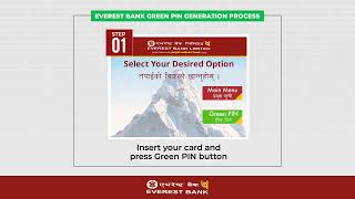 Everest Bank Green PIN Generation and Activation Process for Debit amp Credit Card [upl. by Bostow]