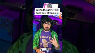 When the gamer kid tried livestreaming comedy shorts [upl. by Pogah]