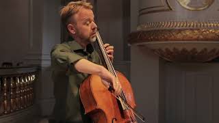 Bach cello solo Henrik Dam Thomsen Suite 1 nr 6 Gigue V1 [upl. by Sabino]