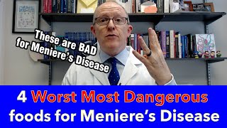 The 4 Worst Most Dangerous Foods for Menieres Disease [upl. by Doreg]