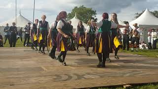 Belle dVain at Bromyard Folk Festival dancing Clitheroe [upl. by Ahsile]