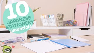 10 Japanese Stationery Essentials EVERYONE Should Own ✏️ 📒 [upl. by Osei]