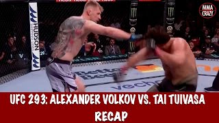 UFC 293 Tai Tuivasa vs Alexander Volkov Recap [upl. by Akihdar]