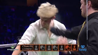 Ludwig vs CDawgVA in Slap Fighting [upl. by Ihcehcu]