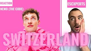 REACTION SWITZERLAND 🇨🇭  Nemo The Code  Eurovision 2024  ESCXPERTS [upl. by Zorah]