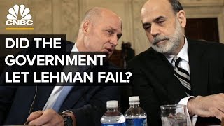 Did The Government Let Lehman Brothers Fail  Crisis On Wall Street [upl. by Anileuqcaj]